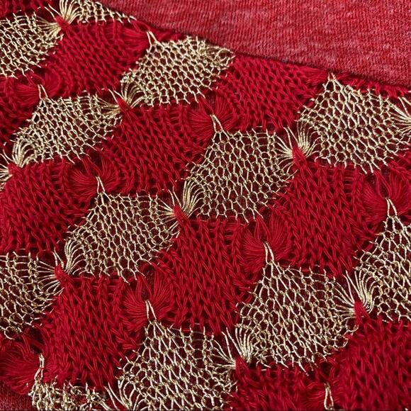 S and C bead and sequin embroidered long sleeved drop waist sweater dress small - Picture 7 of 13